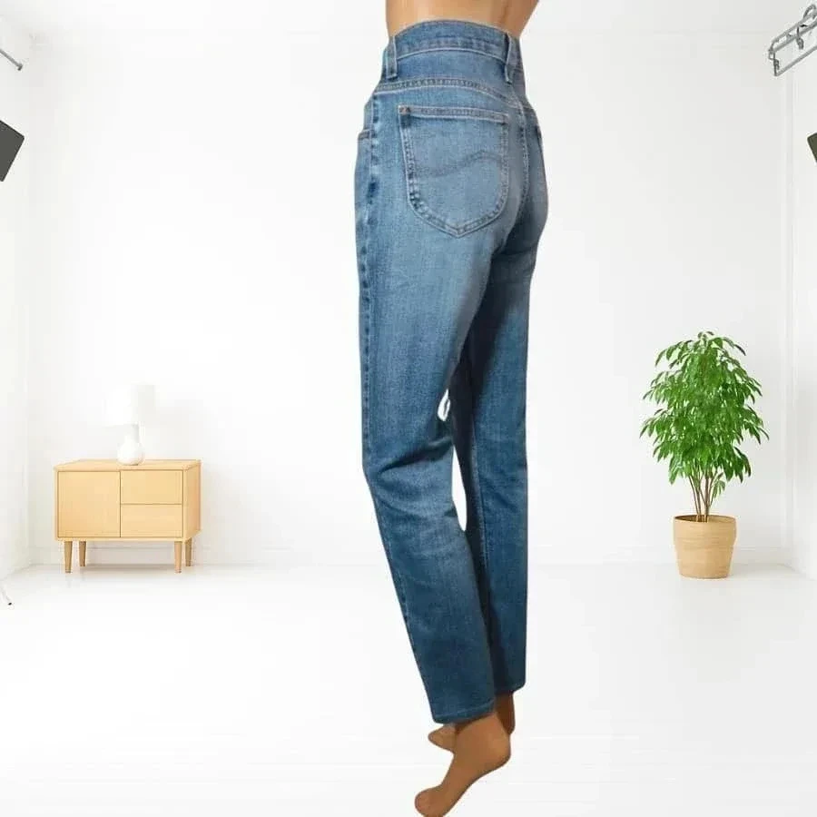 Lee premium model slim taper hoge taille medium, uitrekbaar – photo 6